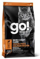 GO! беззерновой корм Гоу для котят и кошек с чувствительным пищеварением с лососем 