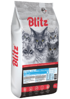 Blitz (Блиц) Classic Chicken Adult Sterilised Cat All Breeds корм для стерилизованных кошек всех пород с курицей