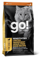 GO! беззерновой корм Гоу для котят и кошек с чувствительным пищеварением со свежей уткой